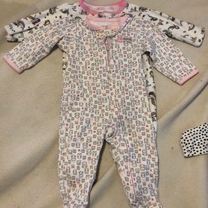 6months babygirl pajama bodysuit